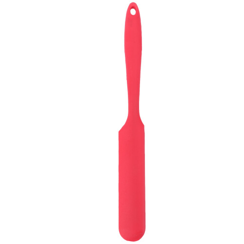 silikon-spatel langem griff für kuchen creme teig backen rot 1