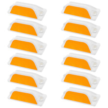 12 Unidades Marcadores Reflectantes 4,6X1,7X1,1 Pulgadas