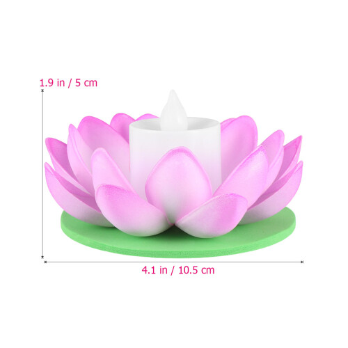 7 . led 11,5 cm vela para piscina fiesta 1