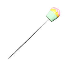 aiguille longue acier inoxydable 3 pièces vert pour gâteaux pain