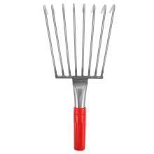 Râteau à main 8 dents en de pour jardin