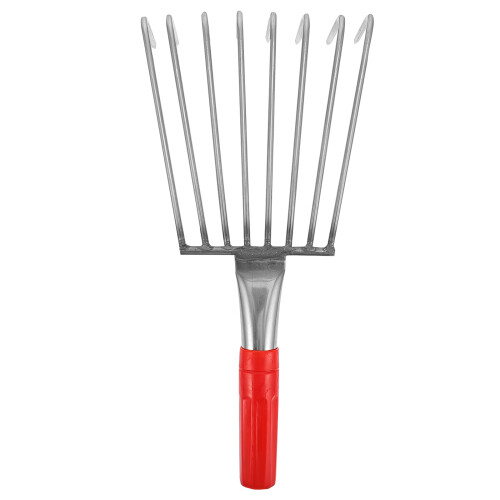 Râteau à main 8 dents en de pour jardin