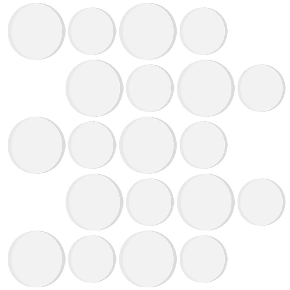 20Pcs Clear Glass Suction Bumpers For Furniture Countertops 3322127901853