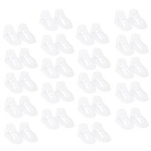 100Pcs Clear Plastic Baby Feet Molds Toddler Shoe Display Stands