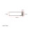 30pcs 50.9mm LED panel light spring clips for ceiling lamp tube silver 3