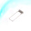 30pcs 50.9mm LED panel light spring clips for ceiling lamp tube silver 11