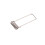 30pcs 50.9mm LED panel light spring clips for ceiling lamp tube silver 5