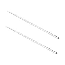 Stainless Steel Chopsticks Reusable Portable 6X225Mm Round For Camping
