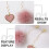 One Pair Heart Shaped Pendant Earring With Fluffy Ball Dangle 10