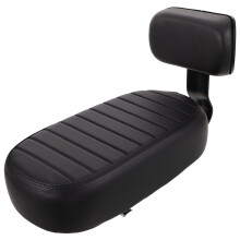 bicycle rear seat cushion for kid child carrier with backrest black
