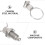 2pcs stainless steel screw plunger split position 8