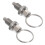 2pcs stainless steel screw plunger split position 6