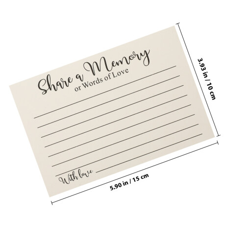 50 small memorial cards multi-use chic share a memory cards 1