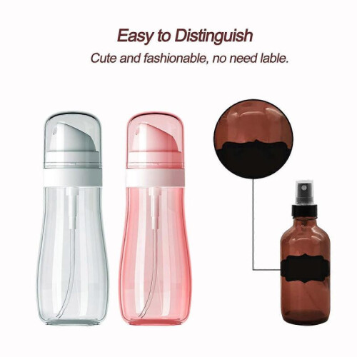 Small spray bottle for alcohol spray and essential oils. (4 pc, 1.7 oz/3.4 oz) 1