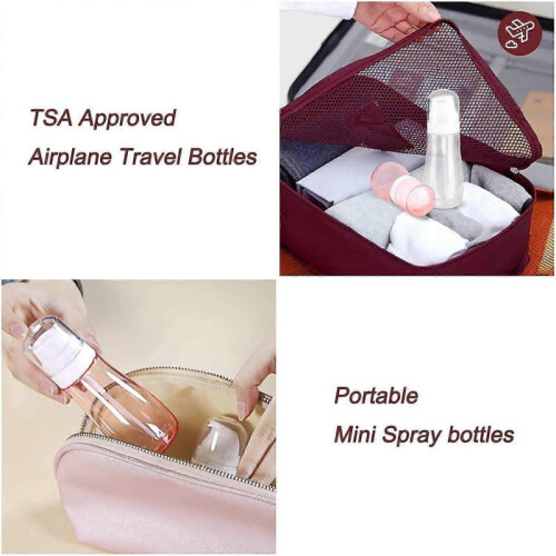 Small spray bottle for alcohol spray and essential oils. (4 pc, 1.7 oz/3.4 oz) 2