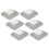 Worgeous  6 Pcs Post Cap Lights Solar Powered Railing Sealing 1