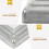 Worgeous  6 Pcs Post Cap Lights Solar Powered Railing Sealing 6