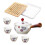 portable ceramic tea set with bag including teapot and cups 7