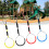 4 Teile/satz Kinder Bunte Schaukel Gymnastic Ring 5