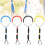 4 Teile/satz Kinder Bunte Schaukel Gymnastic Ring 7