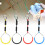 4 Teile/satz Kinder Bunte Schaukel Gymnastic Ring 4