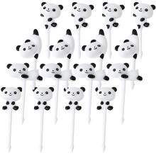 Kids Food Picks Panda Shaped 16pcs 1.57x0.86x0.31in