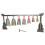 1 Set Antique Single Layer Chimes Percussion Desktop Decor 4