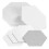 100 Pcs Hexagon Quilting Templates For Paper Piecing 1