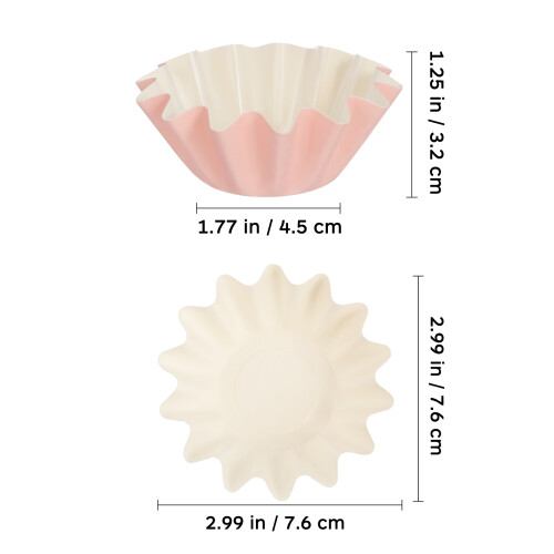 100pcs cupcake liners paper baking cups wave muffin wedding wrappers 2