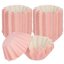 100pcs cupcake liners paper baking cups wave muffin wedding wrappers
