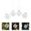 32 Pcs Clear Fillable Ornaments Christmas Tree Baubles 11