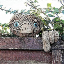 Tree Face Garden Ornaments, Alien Resin Decoration Alien Resin Decoration Tree Sculpture Gnome Ornaments
