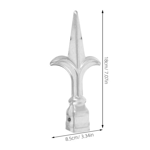 Fence Finials Topper: Galvanized Iron Picket Post Caps 2
