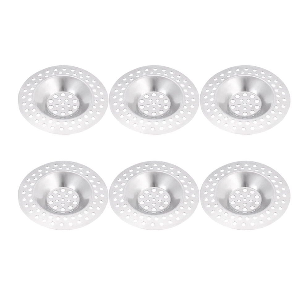 Hair Catcher Silver 6Pcs 2.8X2.8in For Drain 3322647184880