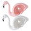 2pcs wall mounted mirror toothbrush holder bathroom stand 1