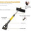Car Ice Scraper with Broom, Extendable Snow Brush, Extendable Ice Scraper, Foam Handle, Snow Brush 4