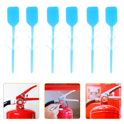 Raindrops  200 Pcs Knotted Handle Fire Extinguisher Plastic Seal 2