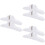 6 Pcs Room Divider Base Folding Screen Panel Stand Support 11