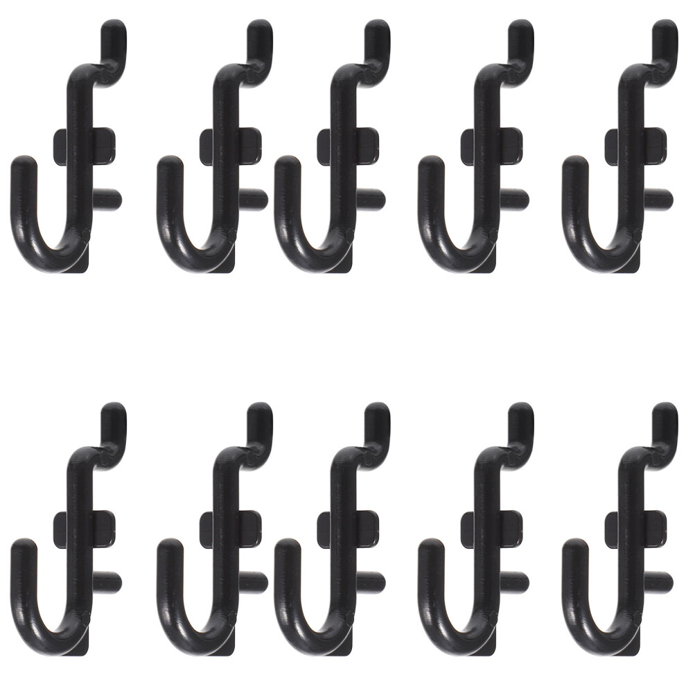 100Pcs Peg Board Hook Plastic Display Hook Shelf Hanger Supply 3322437947145