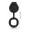 6Pcs Black Rainproof Plastic Cover For Cam Lock Key Panel 22X19 Mm 2