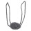 Hand Made Wool Nose Warmer Mask for Unisex, Grey, Breathable 10