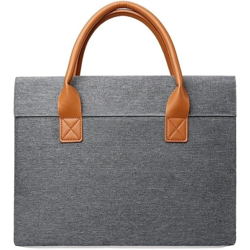Business Laptop Bag, Lightweight Briefcase, Conference Bag, One Size, Fits 13 To 15.6 Inch Laptops Grey 9354506035372