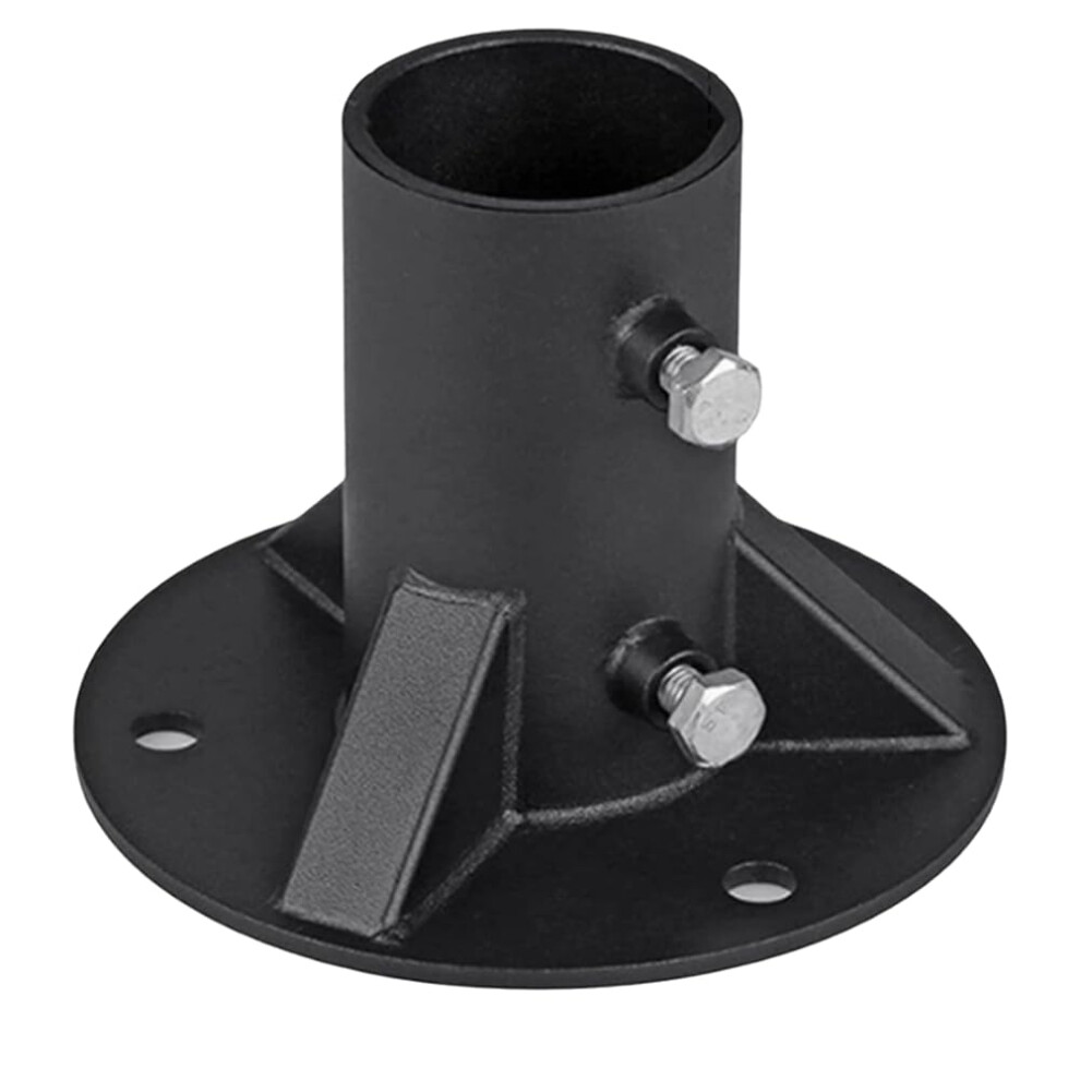 Chain Link Fence Pole Floor Flange Metal 78Mm Flange For Fence Posts Compatible With Mailbox Accessories 9354506035341