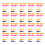 100 stücke Golf Ball Kunststoff Tees Rad Form 6