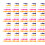 100 stücke Golf Ball Kunststoff Tees Rad Form 8