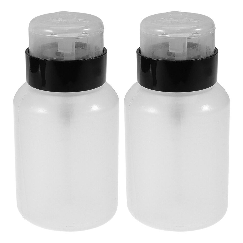 Inoomp 2Pcs 150Ml Refillable Nail Polish Remover Pump Bottles