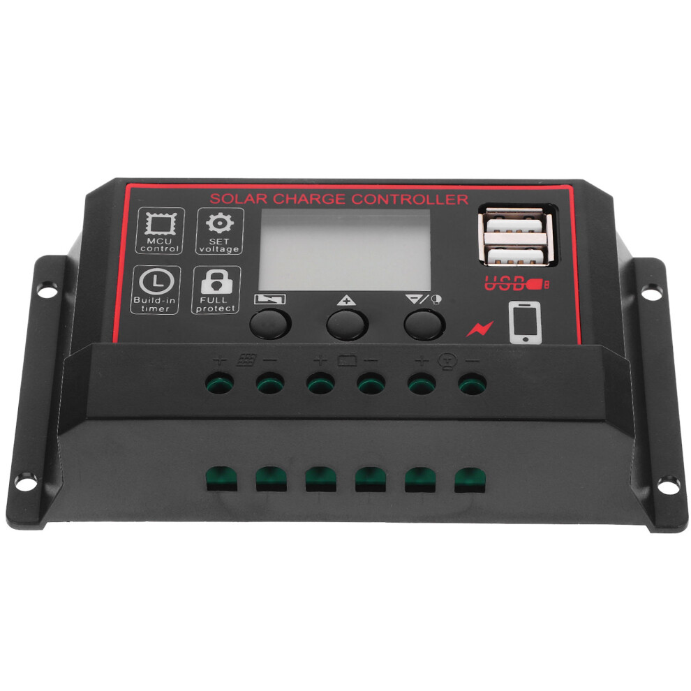 20A 12V 24V Solar Charge Controller With Lcd Usb 3322809652912