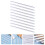 10pcs clear triangular plastic ruler for students drawing scale 3