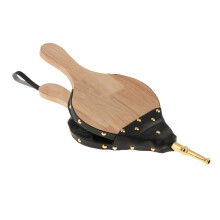 Fireplace Bellows Wooden, Solid Wood Construction, Cast Nozzle, For Indoor Fireplace And Outdoor Camping, 02 Models