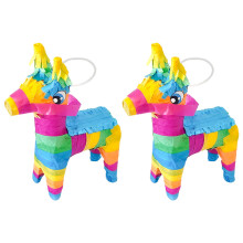 2Pcs Mexican Pinata Toy Candy Filled Party Favor For Cinco De Mayo